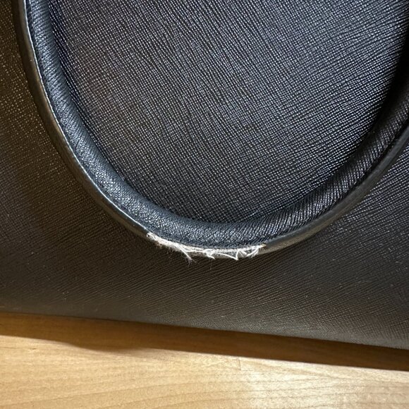 Michael Kors Black Leather Selma Satchel Bag - Picture 4 of 11